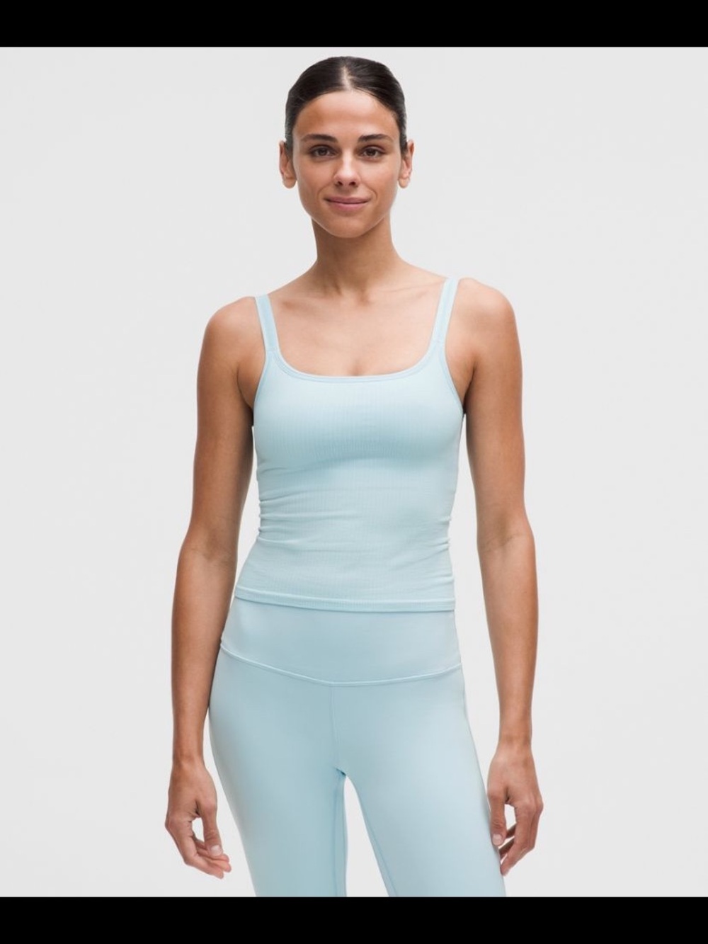 Lululemon Ebb to Street Scoop-Neck Cropped Tank Top